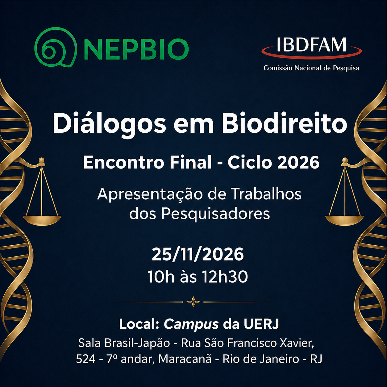 Diálogos em Biodireito — Encontro Final - Ciclo 2026