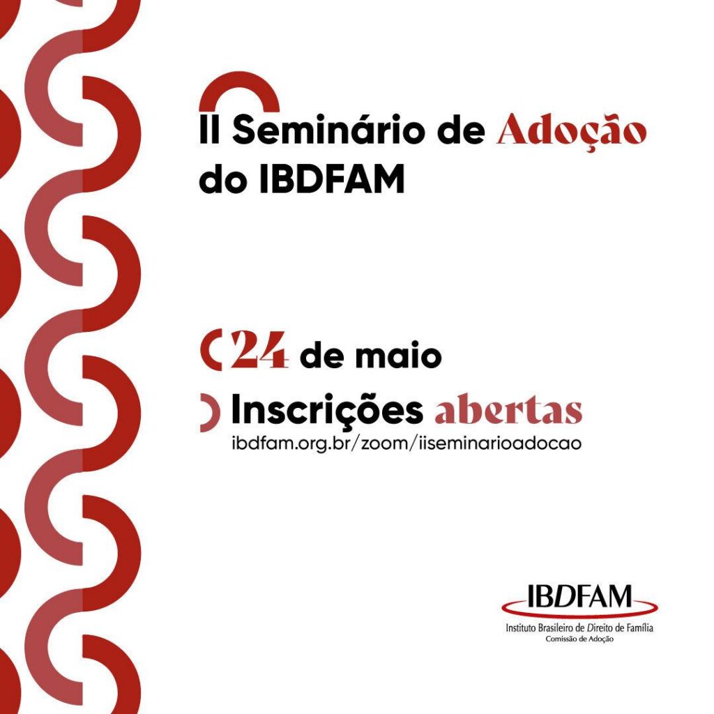 Seminário on-line sobre adoção acontece na próxima sexta-feira (24); inscreva-se!
