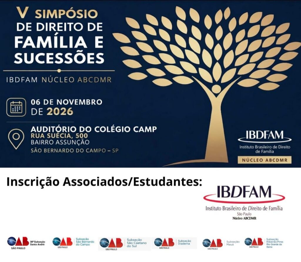 V Simpósio de Direito das Famílias e Sucessões - Núcleo ABCDMR