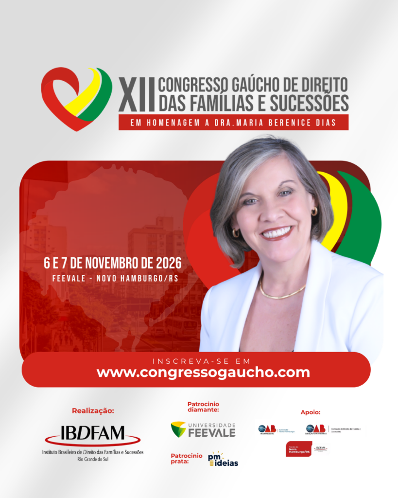 XII Congresso Gaúcho de Direito das Famílias e Sucessões