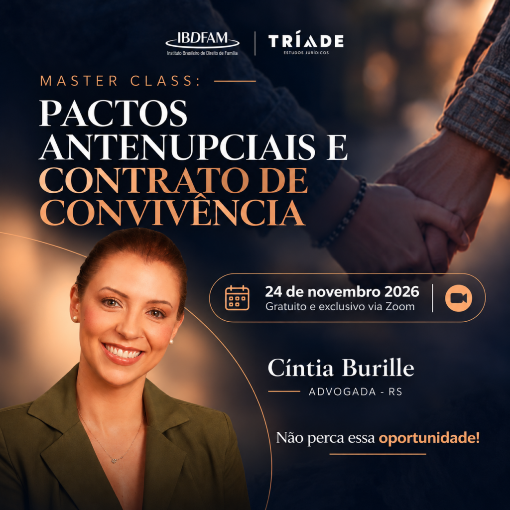 Masterclass: Pactos Antenupciais e Contrato de Convivência