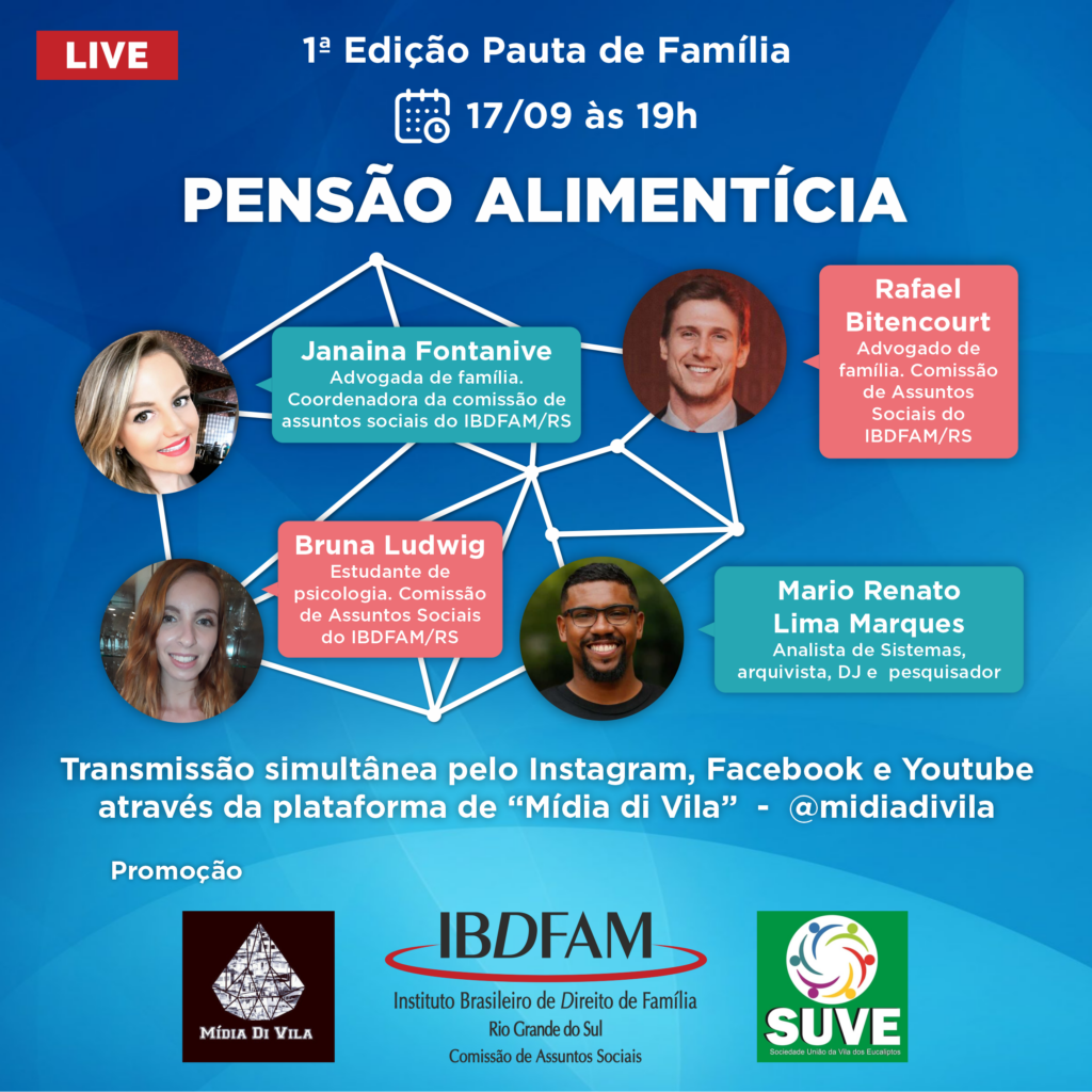 1º Edição Pauta de Família: Pensão Alimentícia