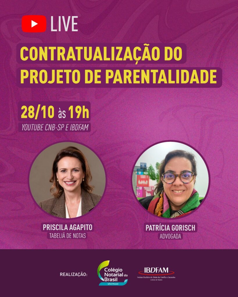 Live - Contratualização do Projeto de Parentalidade
