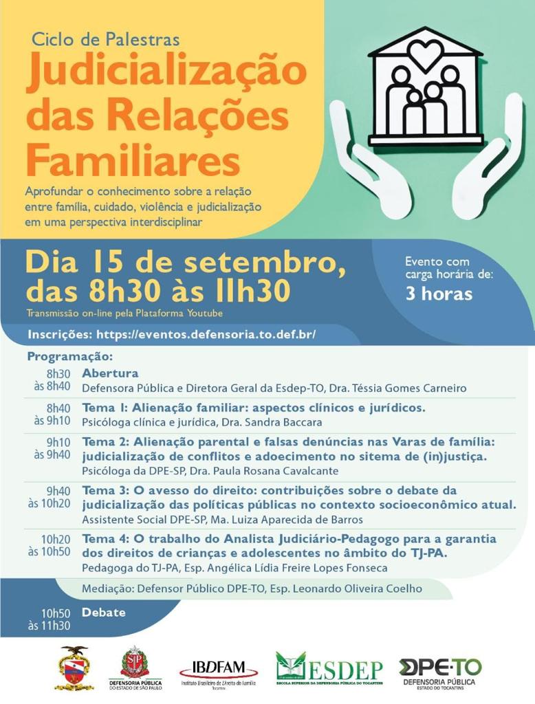 Judicialização das relações familiares
