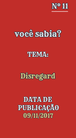 Capa: Você Sabia?, edição 11