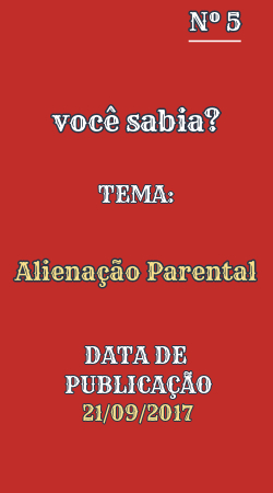 Capa: Você Sabia?, edição 5