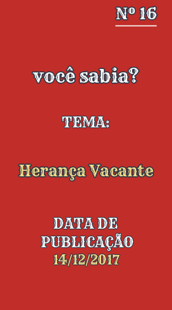 Capa: Você Sabia?, edição 16
