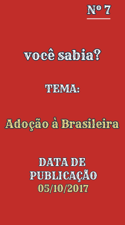 Capa: Você Sabia?, edição 7