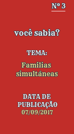 Capa: Você Sabia?, edição 3