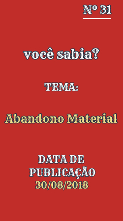 Capa: Você Sabia?, edição 31