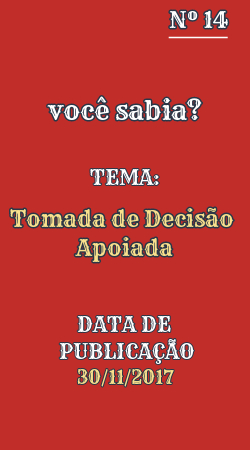 Capa: Você Sabia?, edição 14