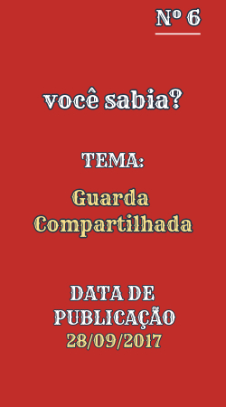 Capa: Você Sabia?, edição 6