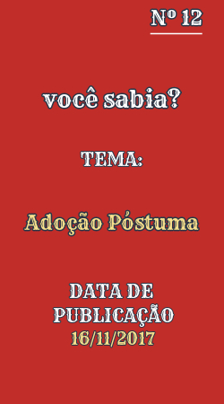 Capa: Você Sabia?, edição 12