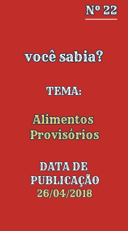 Capa: Você Sabia?, edição 22