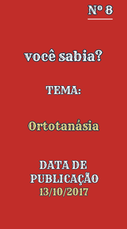 Capa: Você Sabia?, edição 8