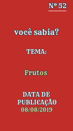 Capa: Você Sabia?, edição 52